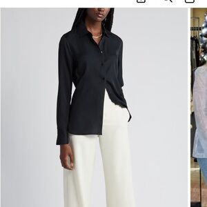 Vince Black Blouse